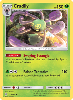 Cradily - pokemon TCG Card