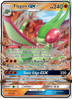 Flygon GX - pokemon TCG Card