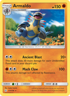 Armaldo - pokemon TCG Card