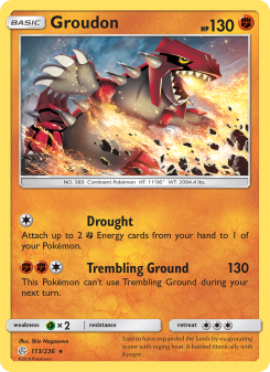 Groudon - pokemon TCG Card