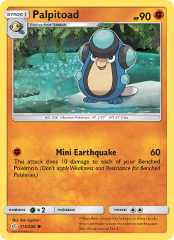 Palpitoad - pokemon TCG Card