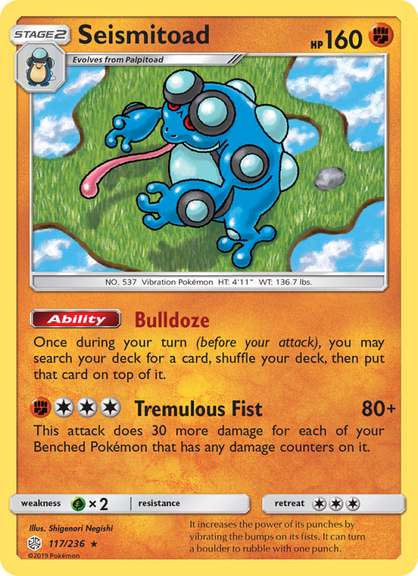 Seismitoad - Pokémon TCG Card