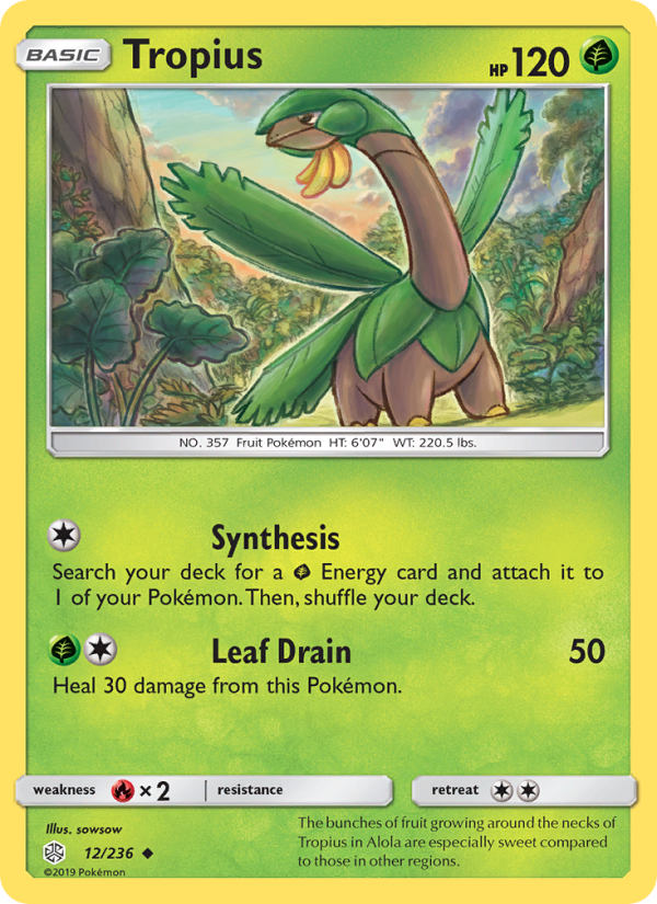 Tropius - Pokémon TCG Card