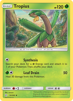 Tropius - pokemon TCG Card