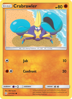 Crabrawler - pokemon TCG Card