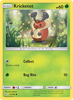 Kricketot - pokemon TCG Card
