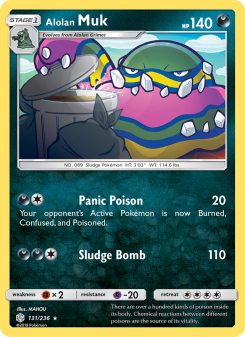 Alolan Muk - pokemon TCG Card