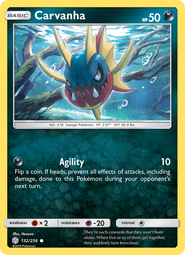 Carvanha - Pokémon TCG Card
