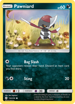 Pawniard - pokemon TCG Card