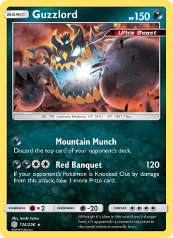 Guzzlord - pokemon TCG Card