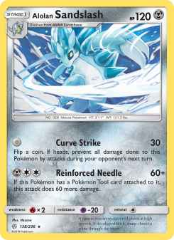 Alolan Sandslash - pokemon TCG Card