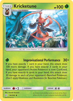 Kricketune - pokemon TCG Card