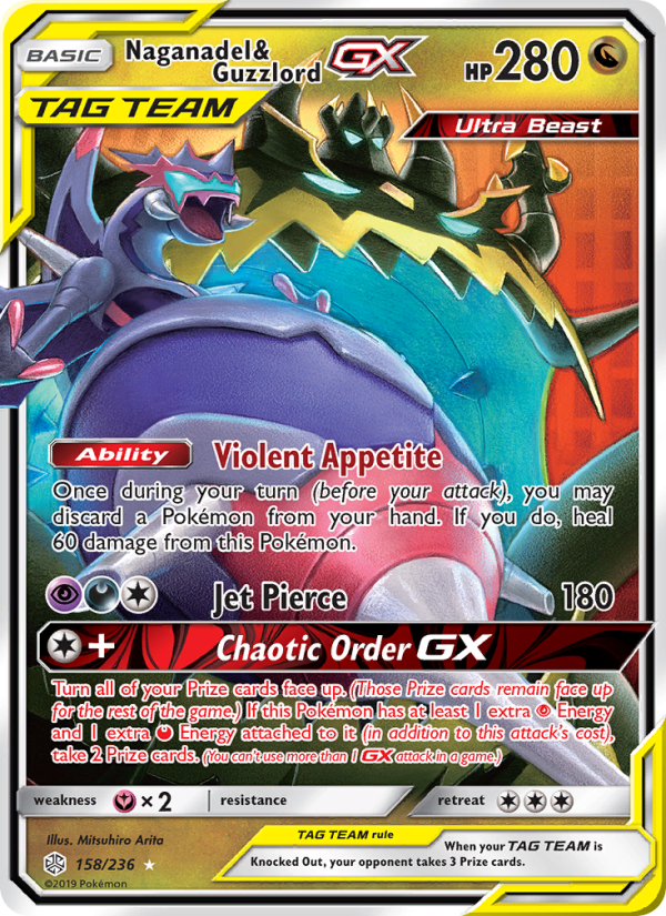 Naganadel & Guzzlord GX - Pokémon TCG Card