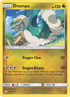 Drampa - pokemon TCG Card