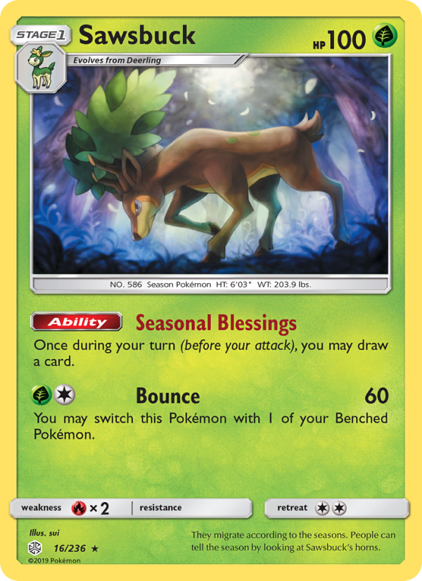 Sawsbuck - Pokémon TCG Card