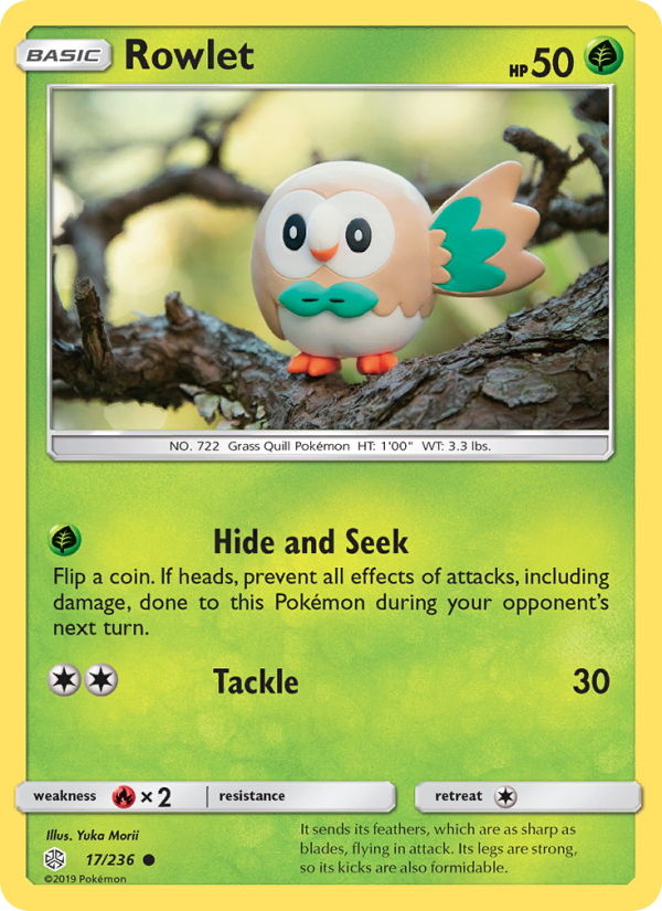 Rowlet - Pokémon TCG Card