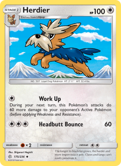 Herdier - pokemon TCG Card
