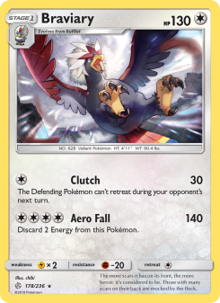 Braviary - pokemon TCG Card