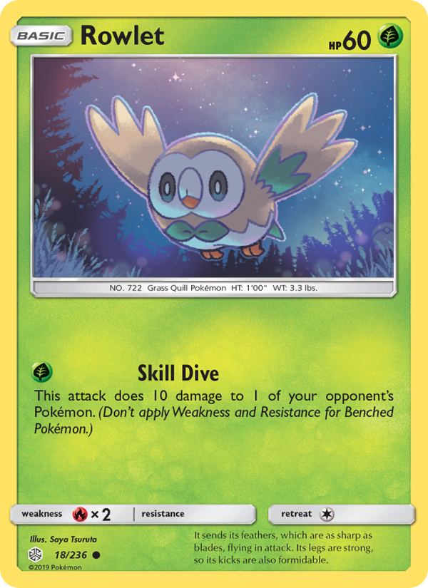 Rowlet - Pokémon TCG Card
