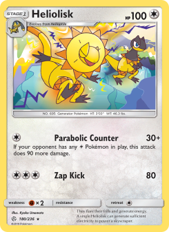 Heliolisk - pokemon TCG Card