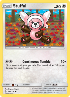 Stufful - pokemon TCG Card