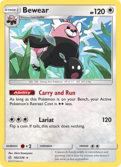 Bewear - pokemon TCG Card