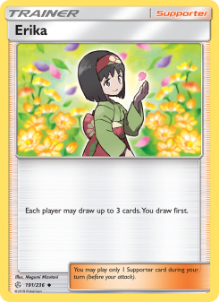 Erika - pokemon TCG Card