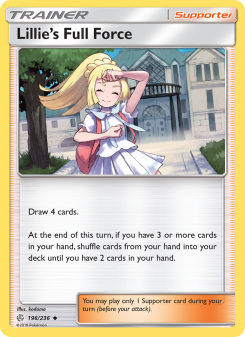 Lillie’s Full Force - pokemon TCG Card