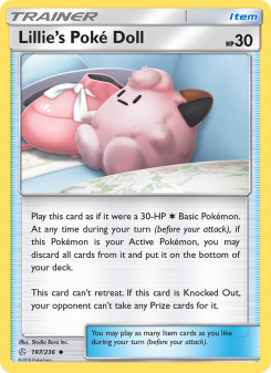 Lillie’s Poké Doll - pokemon TCG Card