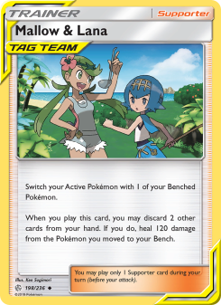 Mallow & Lana - pokemon TCG Card