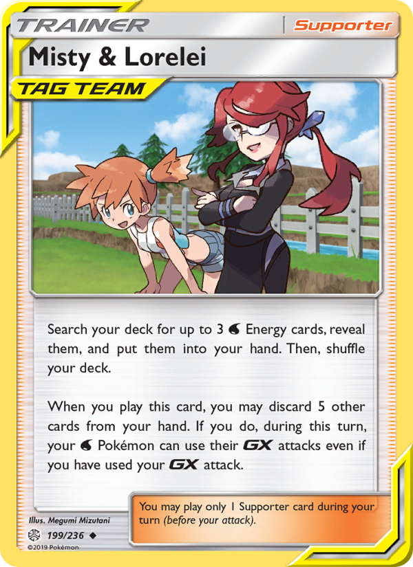 Misty & Lorelei - Pokémon TCG Card