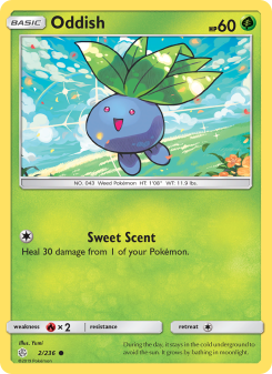 Oddish - pokemon TCG Card