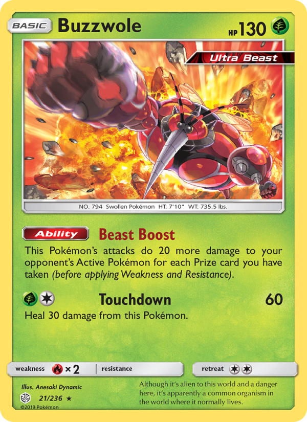 Buzzwole - Pokémon TCG Card