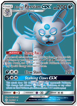 Alolan Persian GX - pokemon TCG Card
