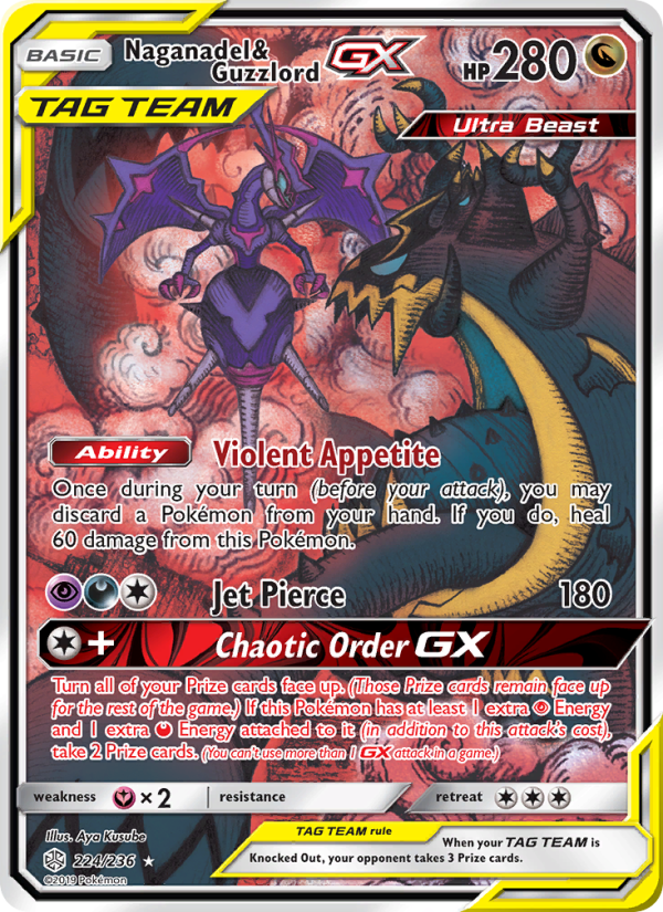 Naganadel & Guzzlord GX - Pokémon TCG Card