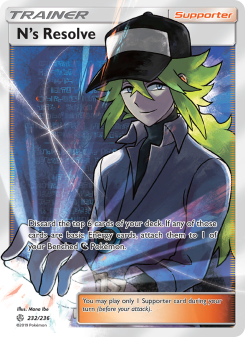 N’s Resolve - pokemon TCG Card