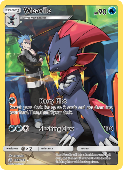Weavile - pokemon TCG Card