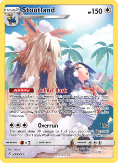 Stoutland - pokemon TCG Card