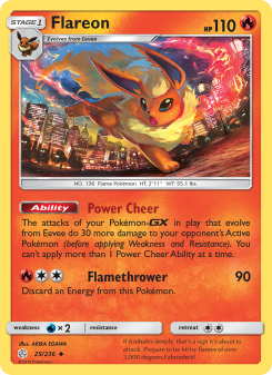 Flareon - pokemon TCG Card