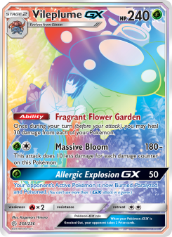 Vileplume GX - pokemon TCG Card