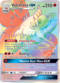 Volcarona GX - pokemon TCG Card
