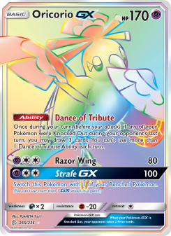 Oricorio GX - pokemon TCG Card