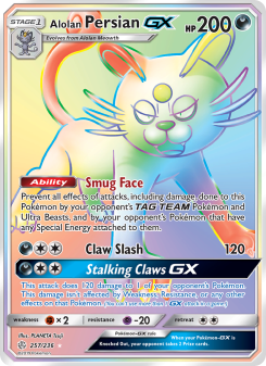 Alolan Persian GX - pokemon TCG Card