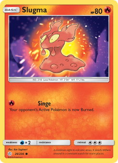 Slugma - pokemon TCG Card