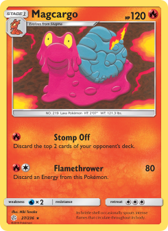 Magcargo - pokemon TCG Card