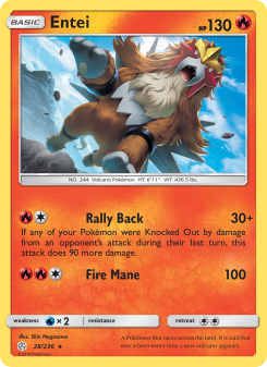 Entei - pokemon TCG Card