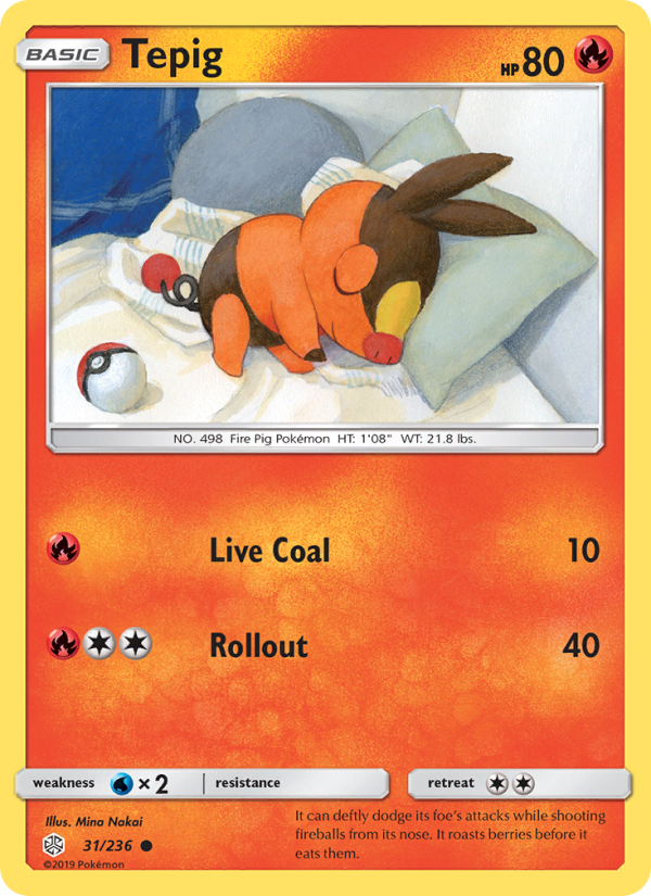 Tepig - Pokémon TCG Card