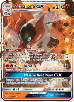 Volcarona GX - pokemon TCG Card