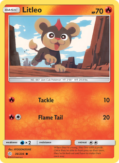Litleo - pokemon TCG Card