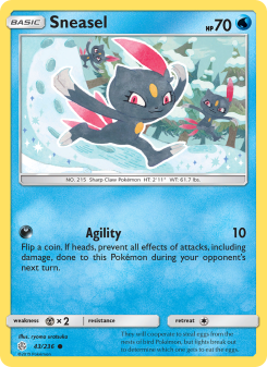 Sneasel - pokemon TCG Card